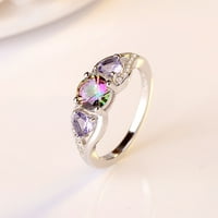 Prstenovi za žene prsten za žene dijamantni zaručnički prsten poklon prstenovi Modni Višebojni prstenovi od legure