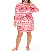 Ženski i ženski plus plišana pidžama ogrtač za spavanje