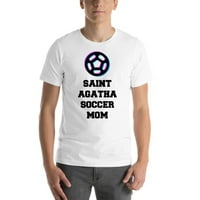 2xl Tri Icon Saint Agatha nogometna mama Mama kratkih rukava Pamučna majica prema nedefiniranim darovima