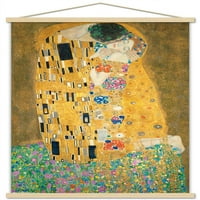 Zidni poster poljubac Gustava Limta u magnetskom okviru, 22.375 34