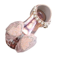 DMQUPV FLIP FLOP za djevojke Ljetne djevojke sandale za zabavu plesa show princess cipele rhinestone dvostruke