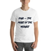 Iowa - Srce pamučne majice s kratkim rukavima Srednjeg zapada