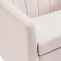 Baršunasti kauč s Čupavcima u ružičastoj boji