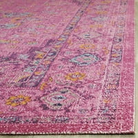 Tradicionalni tepih u boji fuksije, 4' 6'
