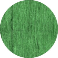Ahgly Company Unutarnji okrugli sažetak Smaragdno zeleno prostirke moderne površine, 5 'krug