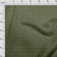 Jednobojna tkanina od vela od organskog pamuka u točkicama