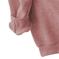 topovi dugih rukava za Žene Ležerne košulje s dugim rukavima s printom slova jesenska labava lagana bluza tunika