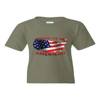 - Majice i majice za velike dječake-Amerikanac se ponosi time što je američka zastava