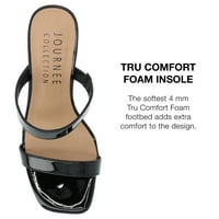 Kolekcija Journee Womens Clover Tru Comfort pjena s niskom potpeticom sandale
