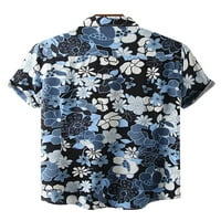 Avamo muški vrhovi odbacuju majicu majice kratke rukave s kratkim rukavima muškarci casual ljetne majice za odmor