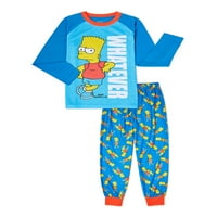 Dječački pidžama Set Simpsons 2 komada, veličine 4-12