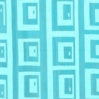 Ahgly Company zatvoreni pravokutnik Svijetlo plava prostirka moderne prostirke, 7 '10'