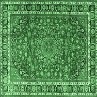 Ahgly Company zatvoreni pravokutnik Perzijski smaragdno zeleni prostirke, 4 '6'