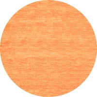 Ahgly Company zatvoreni okrugli sažetak narančastog suvremenog prostirki, 5 'krug