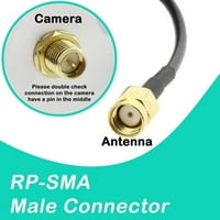 2.4-inčni produžni kabel magnetske sigurnosne kamere, 10ft 7-inčni bežični muški produžni kabel