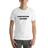2XL Construction Manager Fun Style Style Short Sheave Pamuk majica prema nedefiniranim darovima