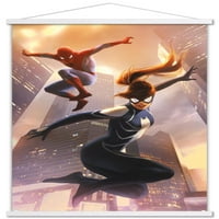 Comics about - Spider-Man - Spider-Girl drveni magnetski uokvireni zidni poster, 22.375 34