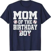 Mama rođendanskog dječaka, Baseball dres, vintage retro majica