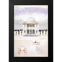 Postal, Victor Black Modern Framed muzejski umjetnički tisak pod nazivom - Umjetnički konzervatorij