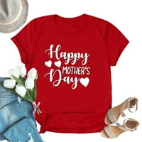 Majica za mamu, Ženska majica za mamu, smiješna široka majica, ležerni vrhovi, majica s natpisom, Okrugli vrat,