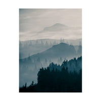 Zaštitni znak likovne umjetnosti 'Plave planine I' Canvas Art by Photoinc Studio