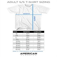 - Logotip i tekstovi-američki klasik-majica za odrasle