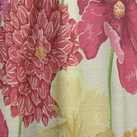 DesignArt 'Blossom Pink xxx' cvjetna ploča zavjese
