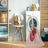 Ahgly Company stroj za pranje unutarnjih kvadratnih prostirki za crvenu površinu, 3 'kvadrat