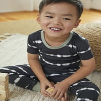 Pamučna pidžama za bebe i dječake-mališani, 4 komada, veličine 12 m-5 T