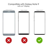 Različiti hibridni hibridni slučaj otporan na šok za Samsung Galaxy Note - TPU odbojnik, akrilna leđa, zaštitnik