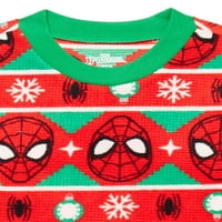 Ekskluzivni Božićni pidžama Set za dječake Spider-Man 2 komada veličine 4-12