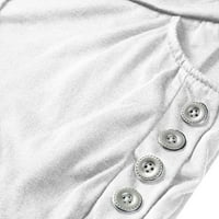 Hlače za žene Plus size obične casual hlače Na vezanje elastični pojas s džepovima široke udobne hlače