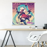 Zidni poster Hatsune Miku-šišmiši, 14.725 22.375 uokviren