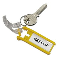 Čvrsti privjesci za ključeve za zaključavanje ormara s ključem, Plastični, 3 po 4, asortiman, 24 pakiranja