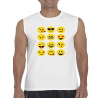 Normalno je dosadno - muške grafičke majice bez rukava, do muškaraca veličine 3xl - Emoji grupa