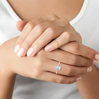 Dijamantni zaručnički prsten u obliku pasijansa