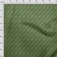 Jednobojna pamučna svilena tkanina ostavlja otiske na tkanini širine dvorišta