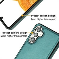 Kožni futrola za Samsung Galaxy A 4G, vrhunski kožni materijal tanka lagana zaštita kamere za cijelo tijelo luksuzne