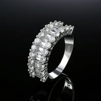 Prsten za žene princeza okruglog kroja vjenčani vjenčani prsten za žene