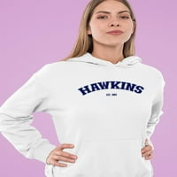 Hawkins mornarsko plave hoodie žene -Smartprints dizajni, ženski mali