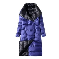 Zimske donje jakne za žene Plus veličine, ženske tanke donje jakne srednje duljine do koljena, ženske jakne za