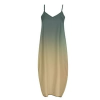 A-Lister / ženska modna haljina s remenom srednjeg struka i A-Lister dekoltea Bez rukava s prugastim printom tanka