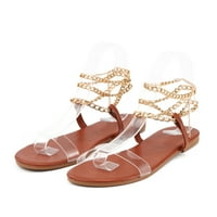 Rasprodaja ženskih ljetnih sandala na rasprodaji nove modne ravne sandale s otvorenim prstima Ležerne cipele za