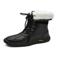 Ženske čizme za snijeg; čizme za snijeg do sredine teleta; tople cipele s plišanom podstavom; ženske vodootporne