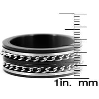 Obalni nakit od nehrđajućeg čelika s dvostrukim lancem od nehrđajućeg čelika